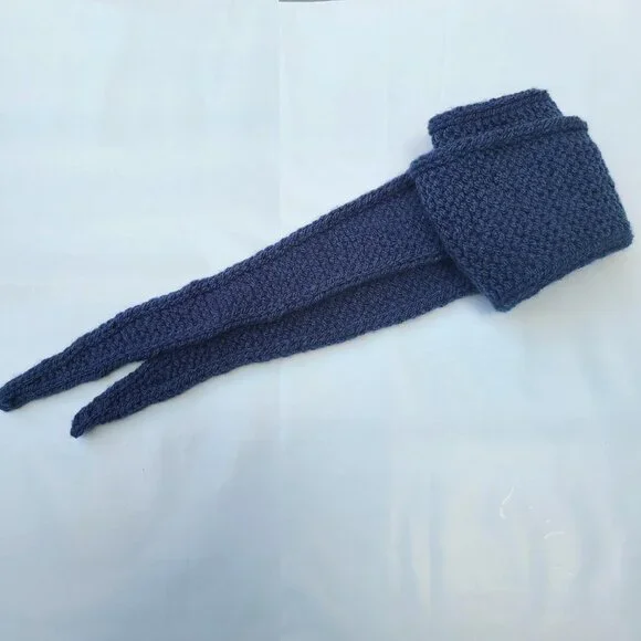 Sophie scarf, Neck scarf small scarf, spring/autumn scarf Knitted Handmade Scarf - Picture 7 of 15